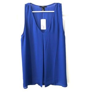 Forever 21 Blue Sleeveless Top